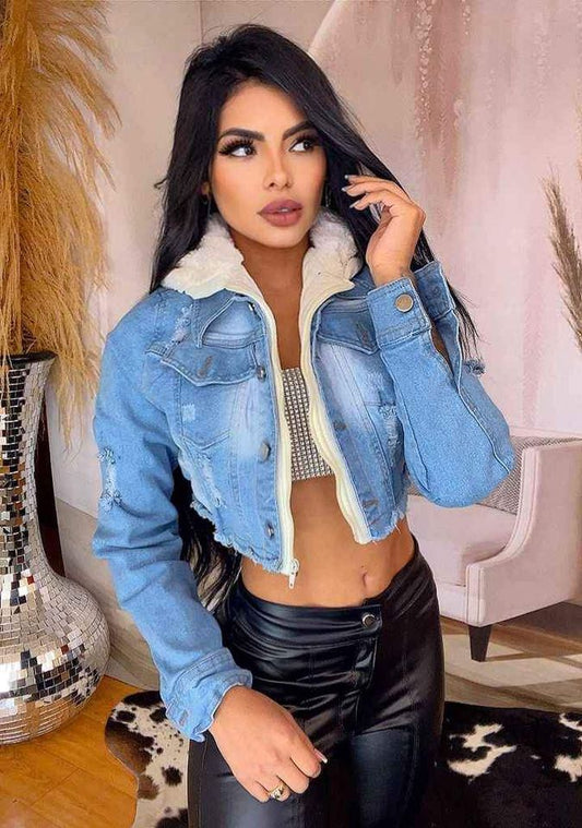 Chaqueta Jean Torera Buso N48C