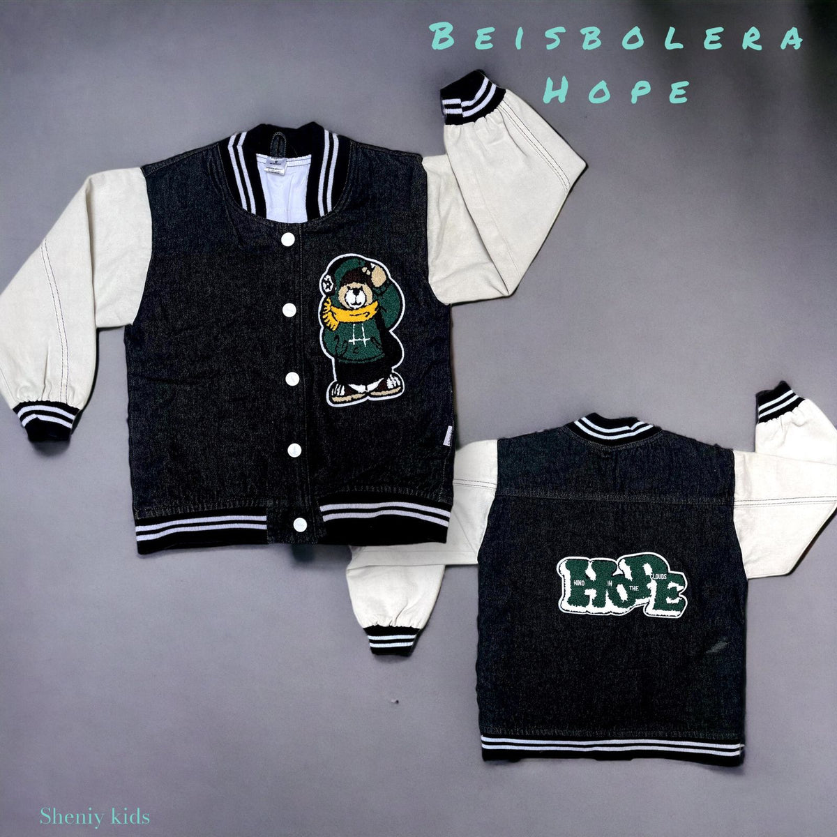 Chaqueta beisbolera para niño