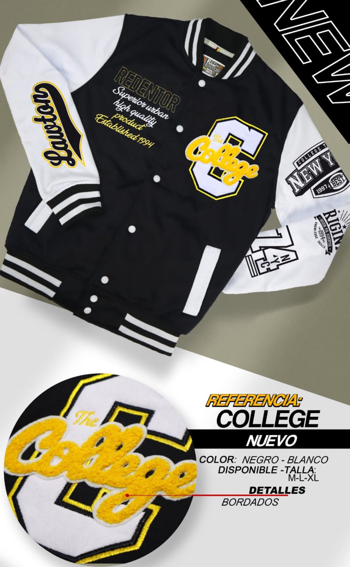 Chaqueta beisbolera R8