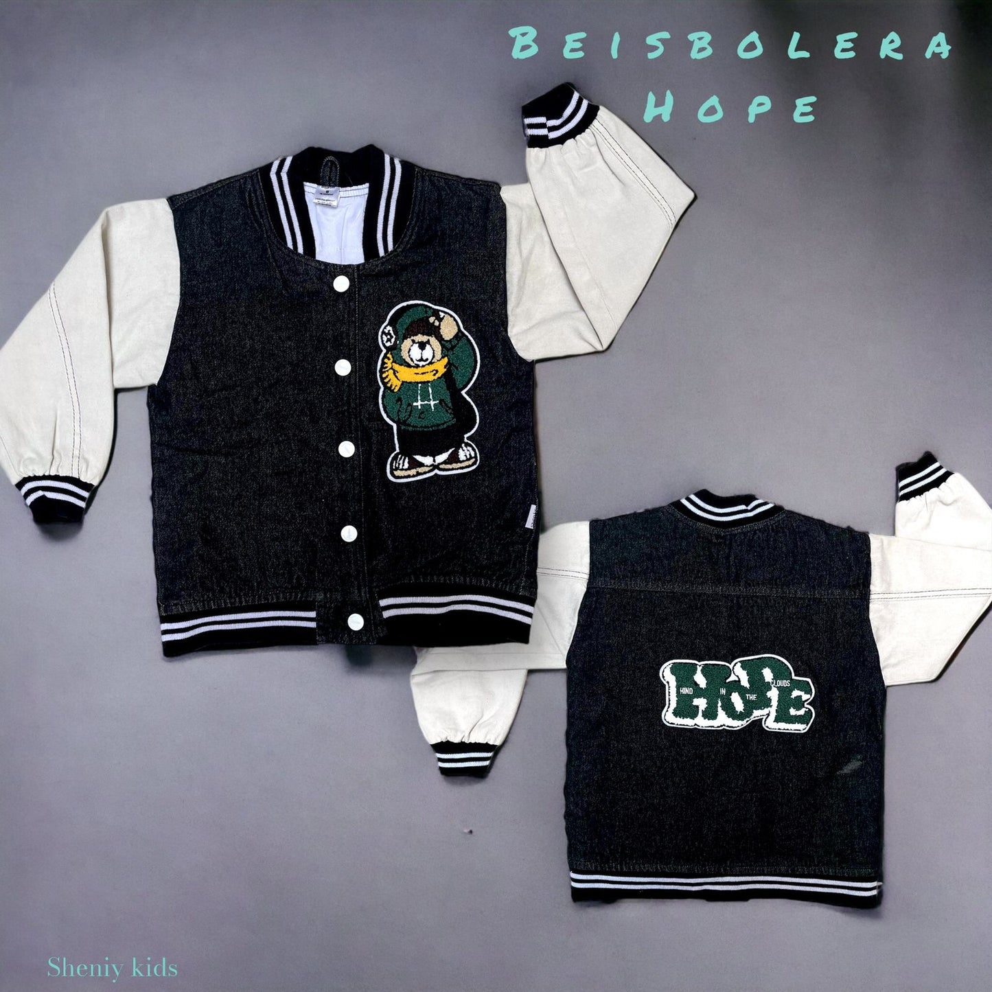 Chaqueta beisbolera para niño